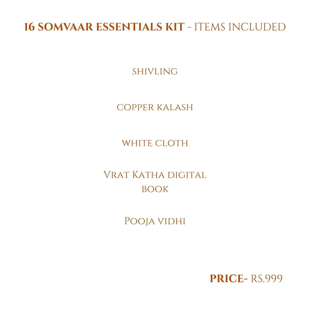Solah Somvar Vrat Basic Kit – 16 Somvar Vrat Starter Pack - Image 3