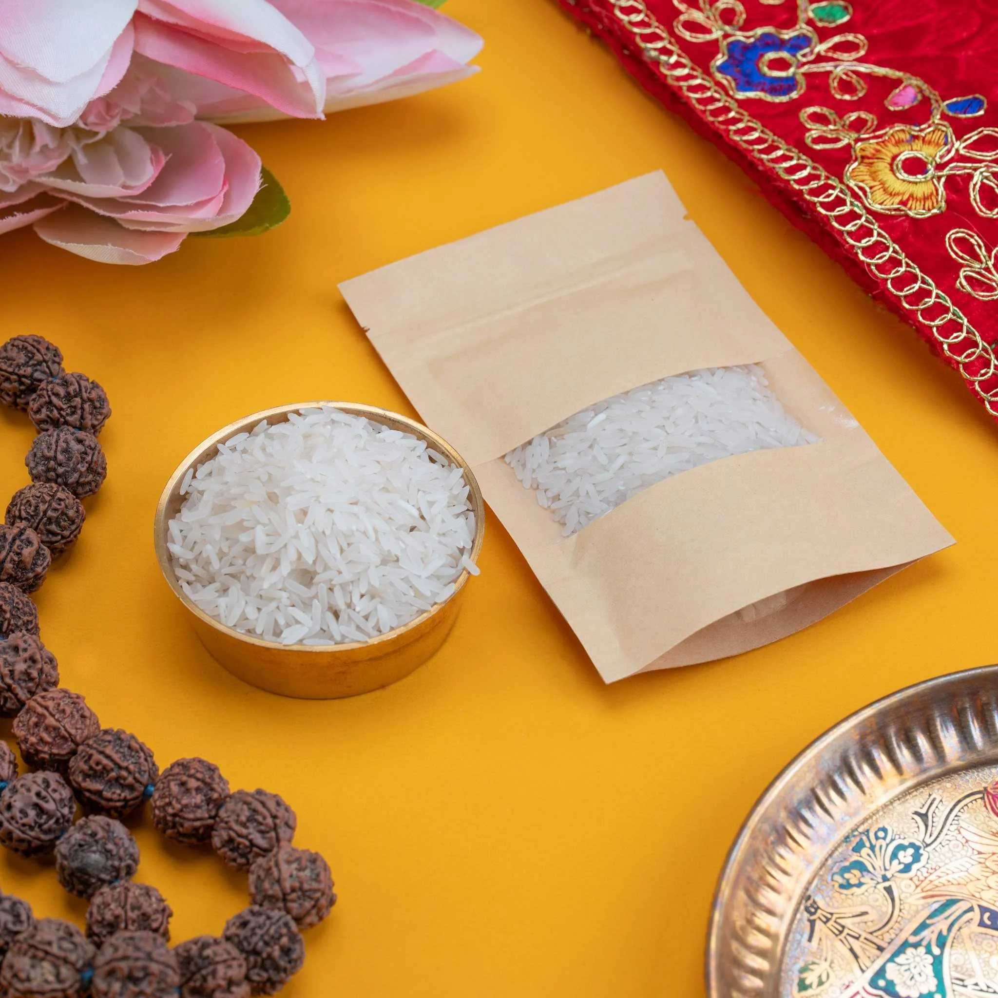 Akshat for Puja (Rice/Chawal) - 50g Pack - Image 3