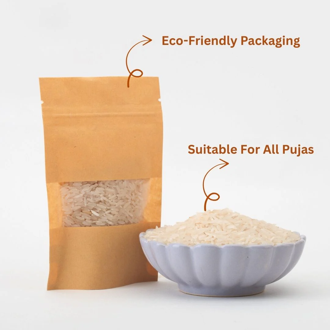 Akshat for Puja (Rice/Chawal) - 50g Pack - Image 4