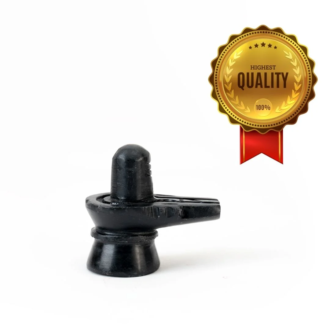 Shivling – Black Stone Shivlinga Pure Symbol of Lord Shiva for Pooja (2.5 inches) - Image 4