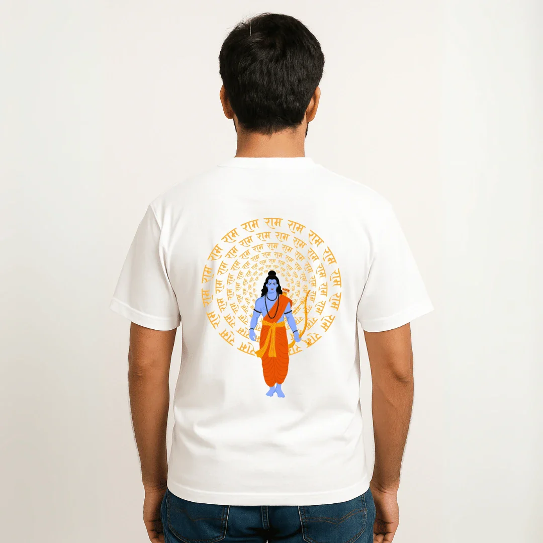Jai Shree Ram T-Shirt Online: Shop Ram T-Shirts for Men & Women - Image 4