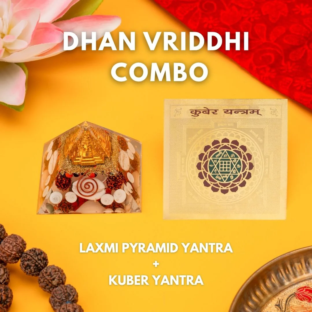 Money Magnet Dhan Vridhi Combo – Laxmi Pyramid and Kuber Yantra - Image 6