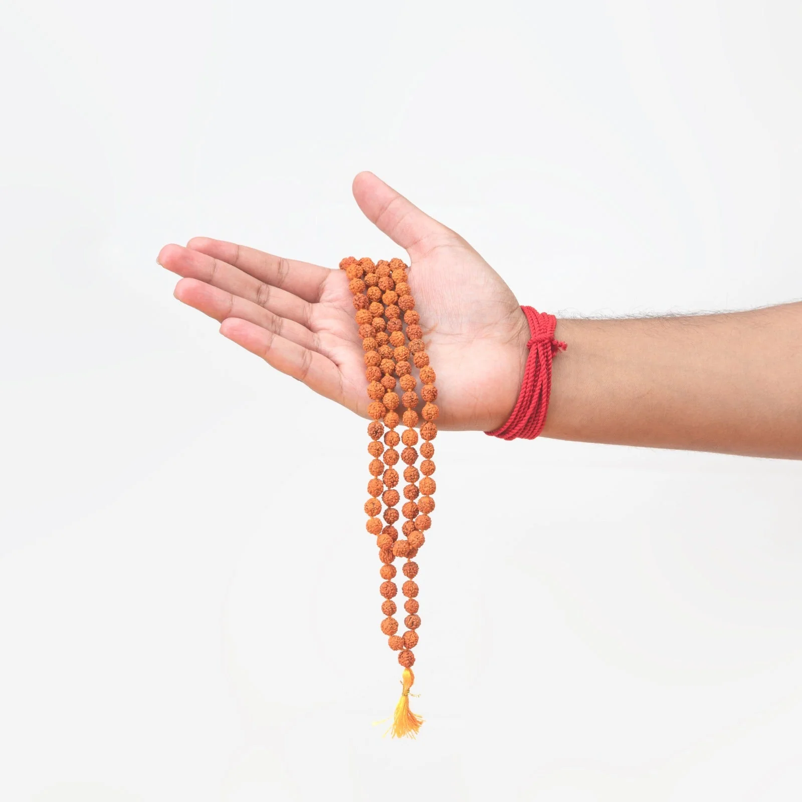 Original Rudraksha Mala (108 Beads) – Panch Mukhi Rudraksha (1 Pc) - Image 5