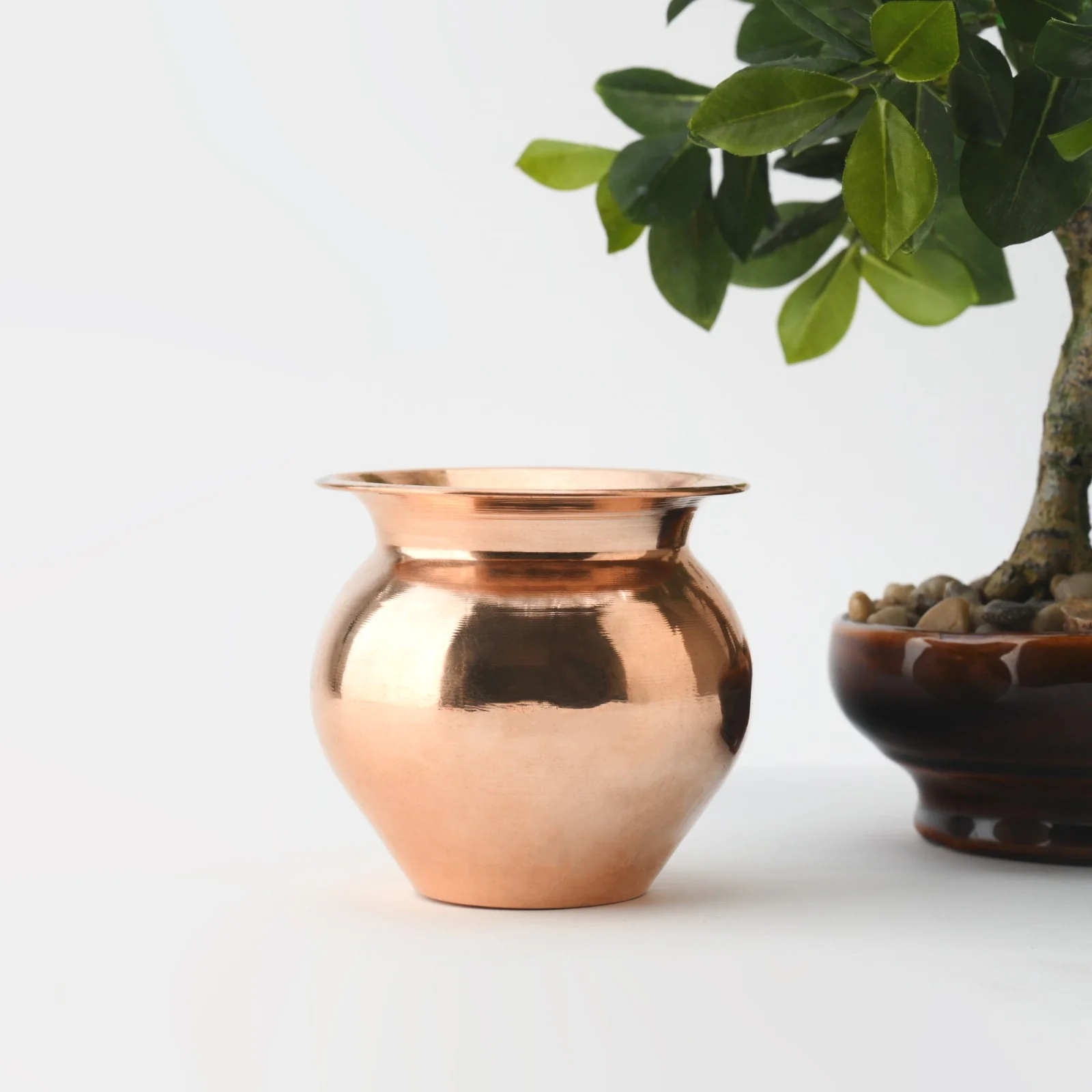 Copper Kalash for Pooja – 470ml Traditional Lota, Small - Image 5