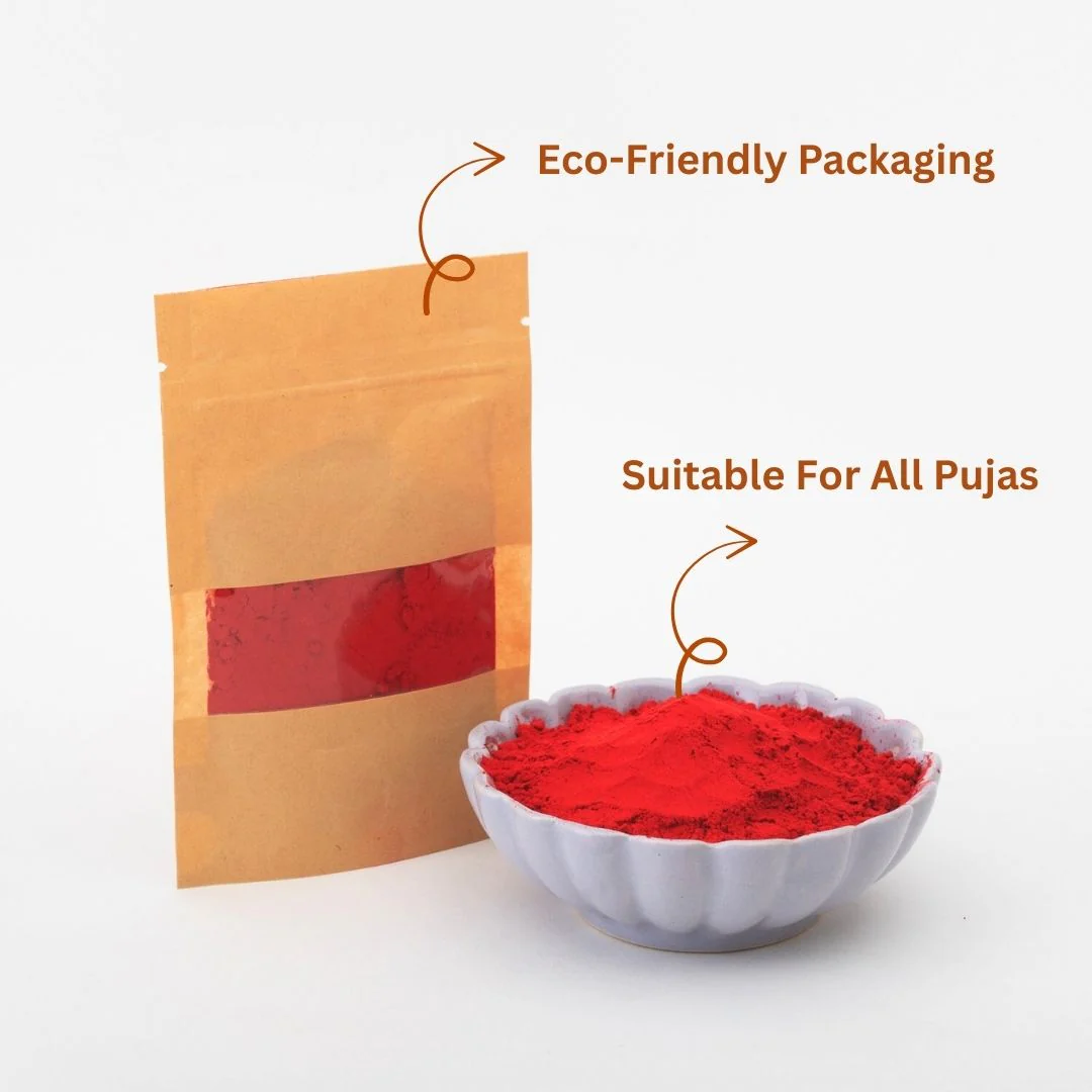 Roli (Kumkum) for Puja – Sacred Red Tilak Powder (30g) - Image 4
